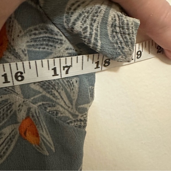 RVCA Blue and Orange Floral Dress - Picture 9 of 10